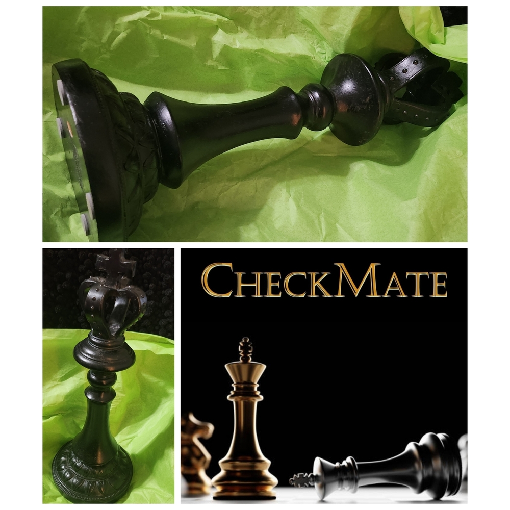 Black Chess Piece Decor
